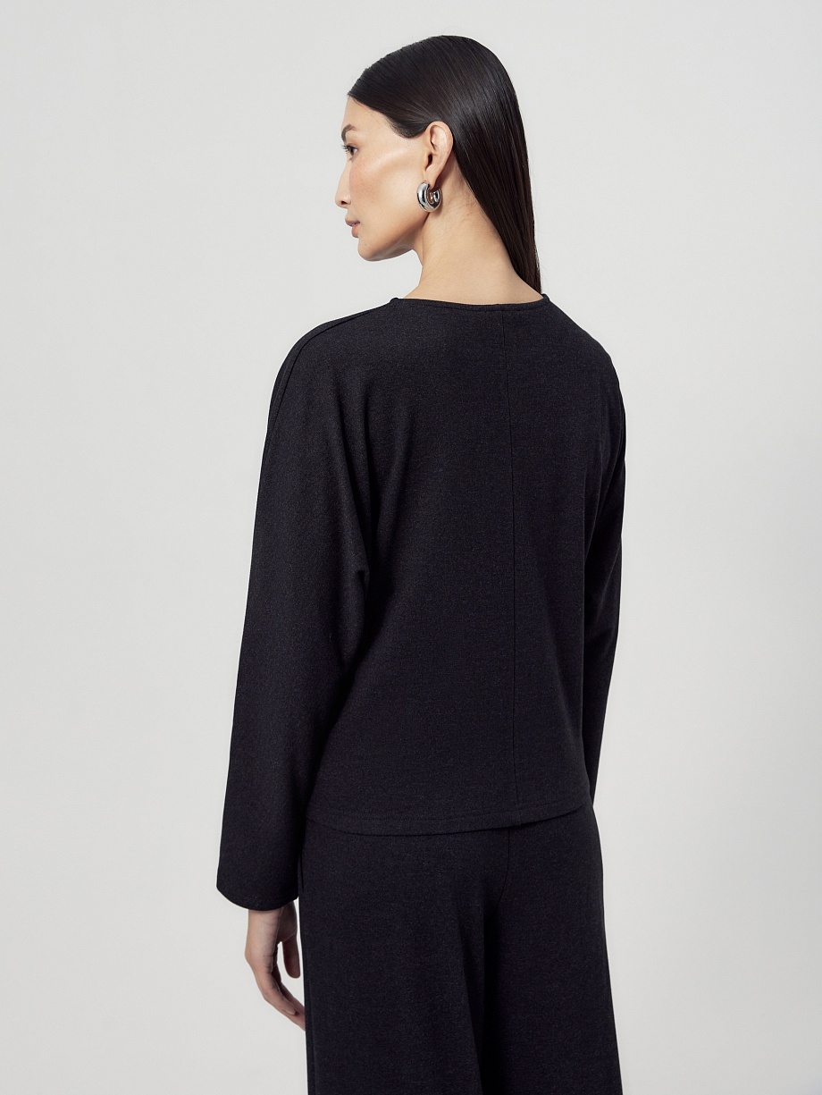 Джемпер из вискозного трикотажа