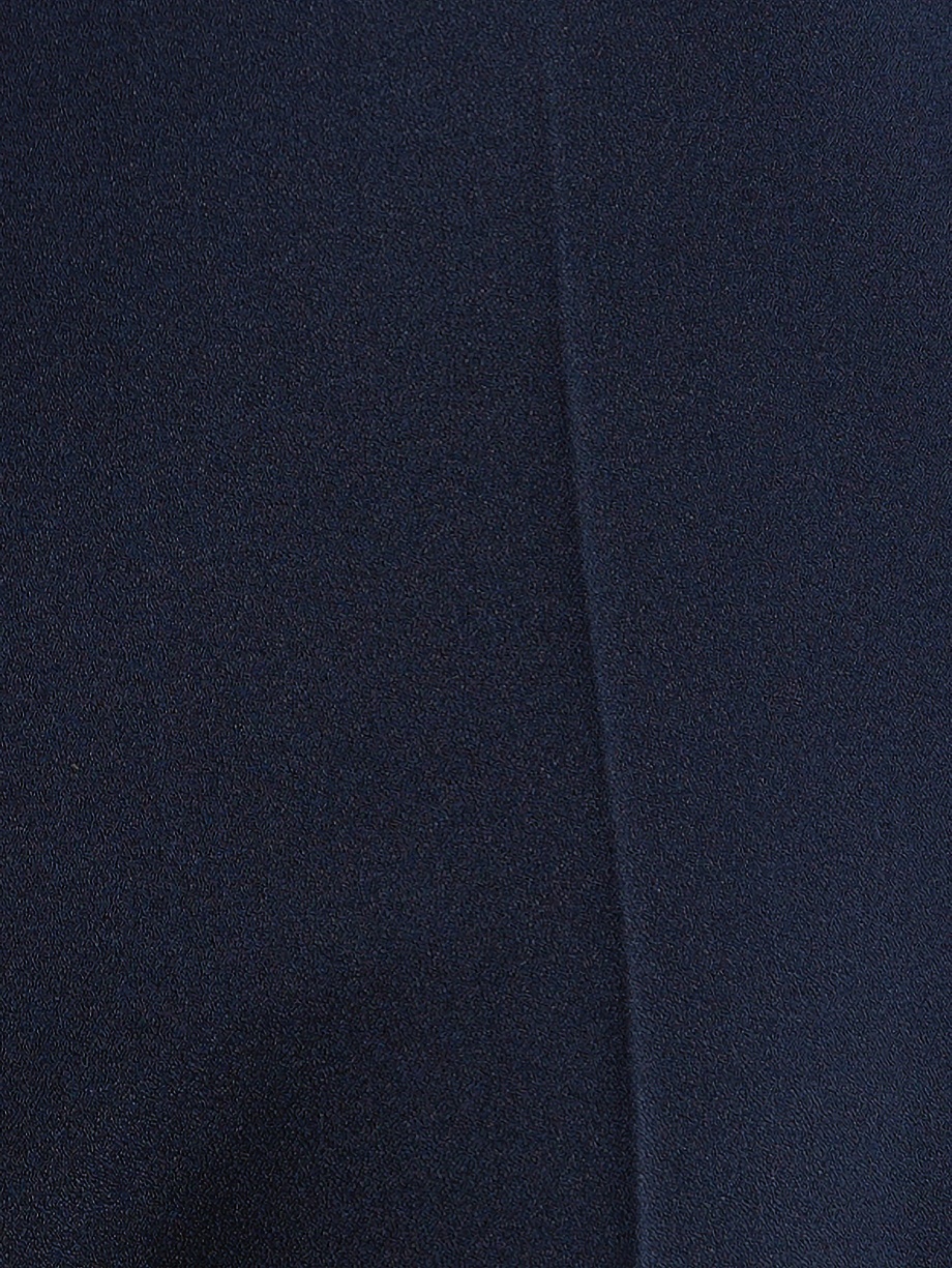 Расклешенные брюки со стрелками из костюмной ткани