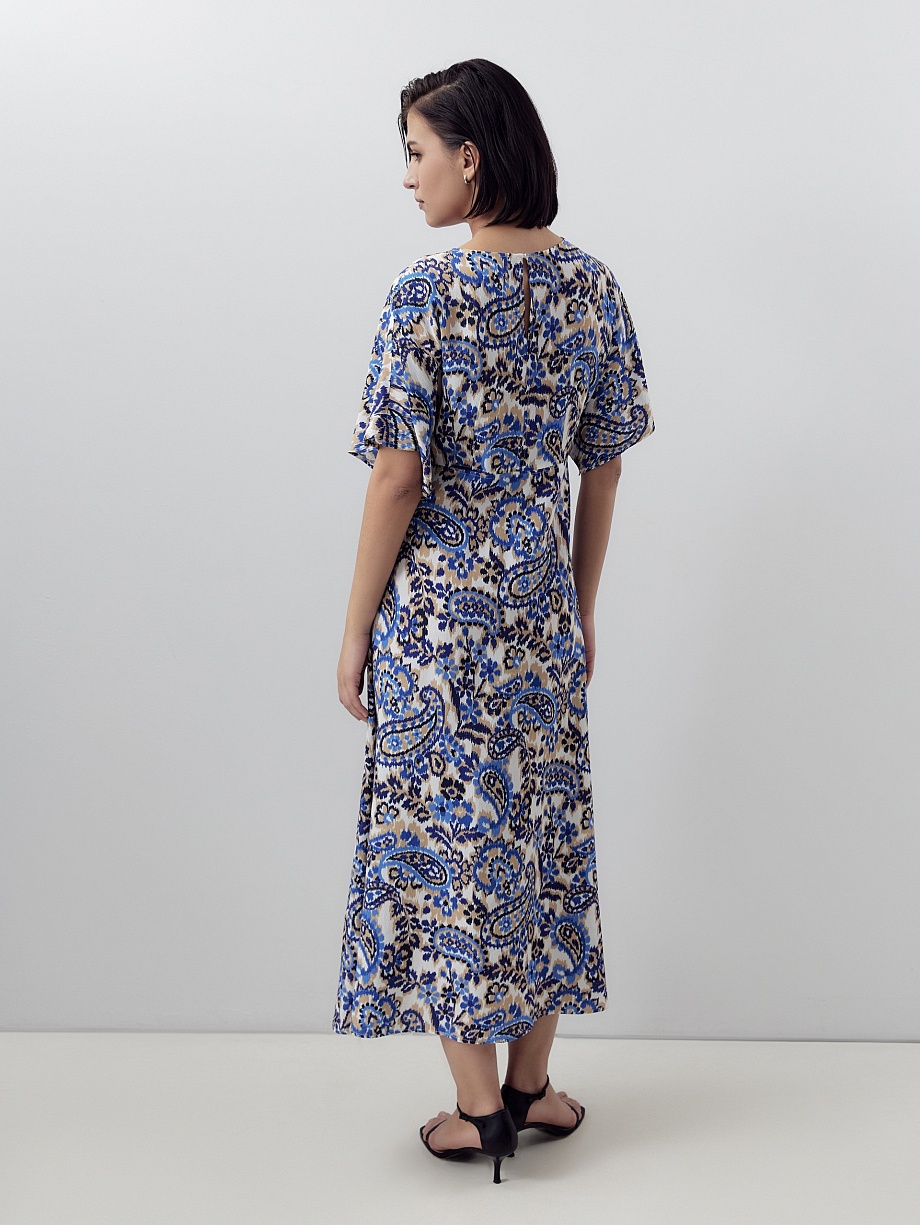 Платье миди из 100% вискозы