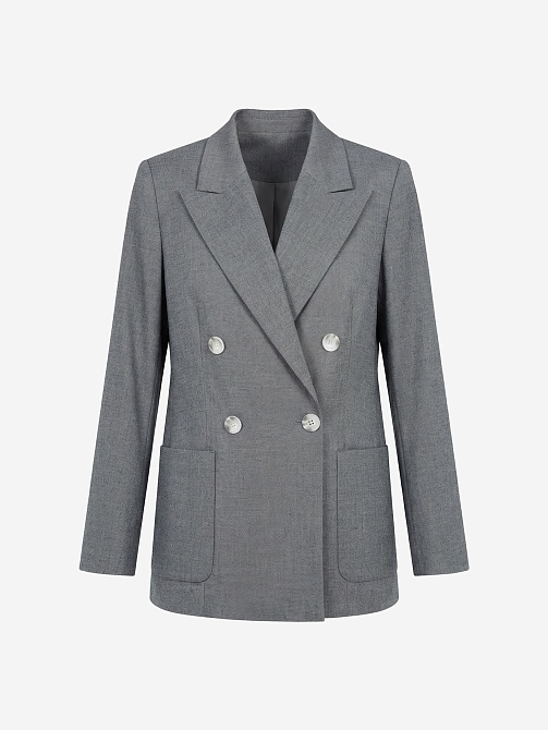 Классический жакет из костюмной ткани