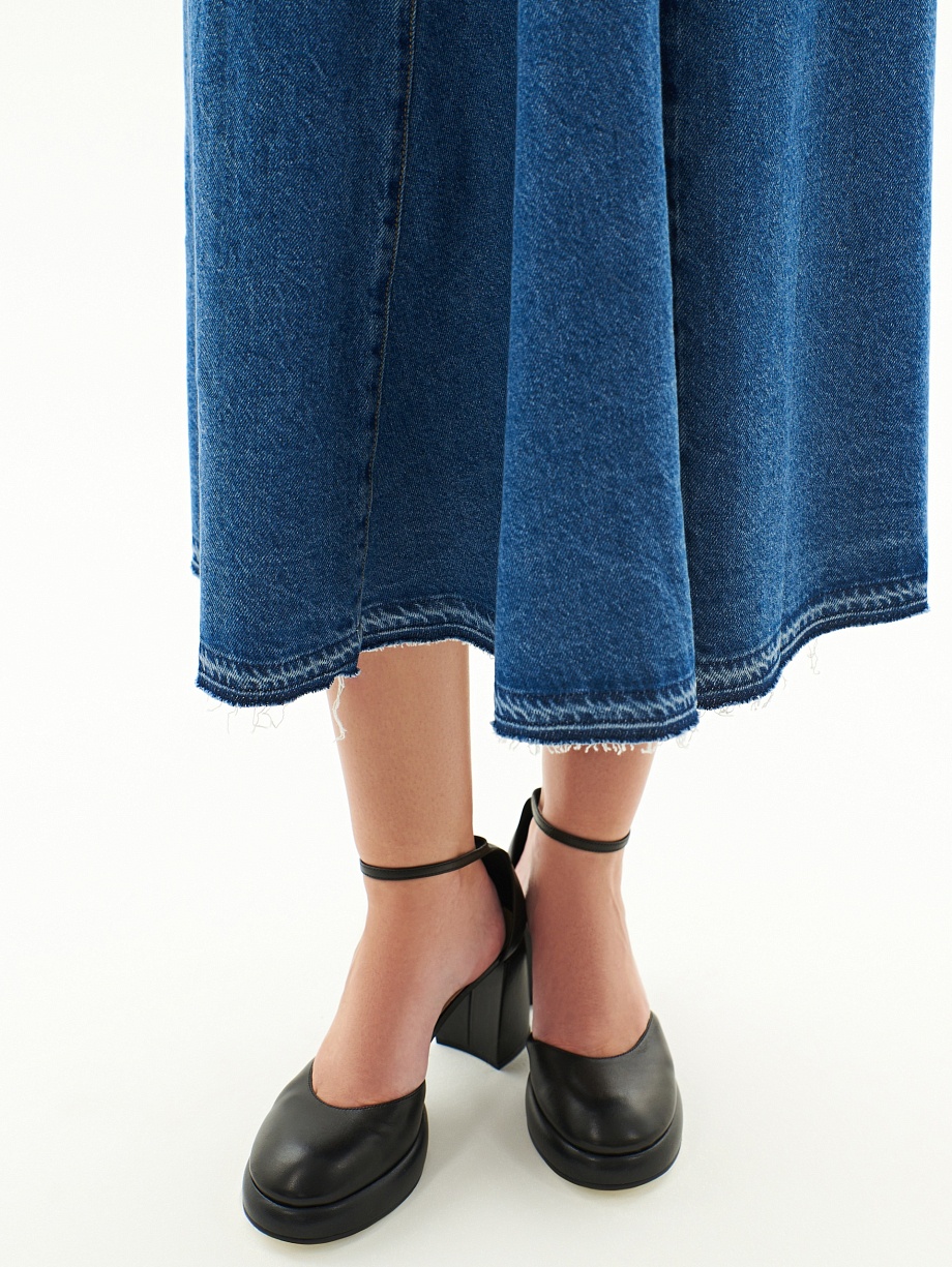 Джинсовое платье из 100% хлопка