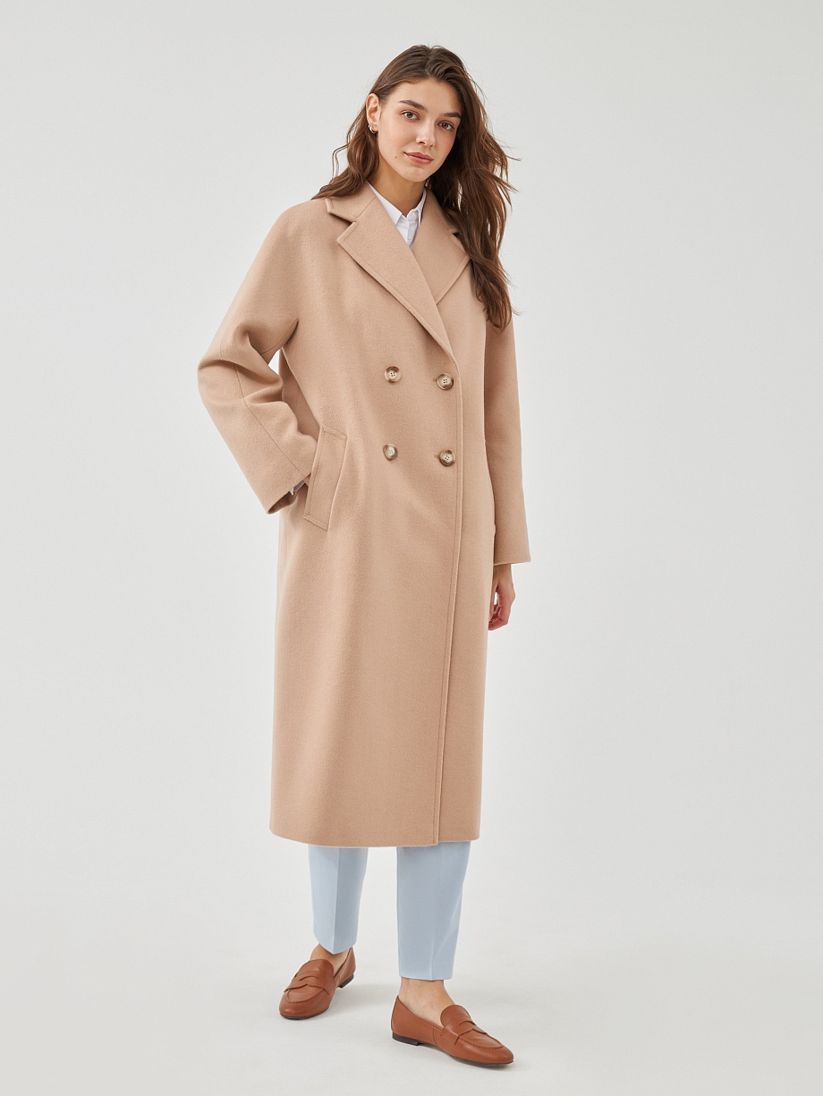 Пальто женское демисезонное из шерсти