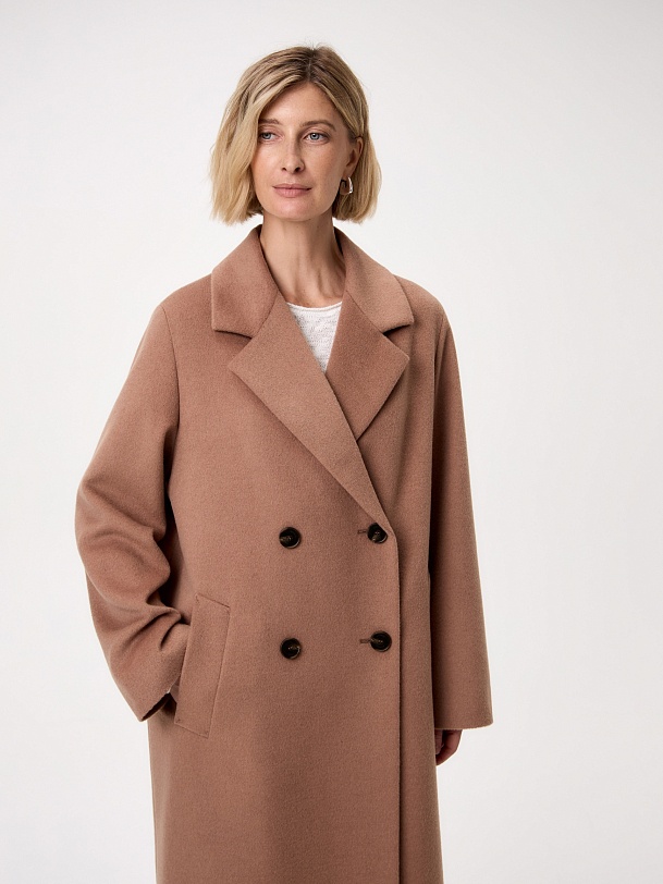 Пальто из шерсти с мембраной