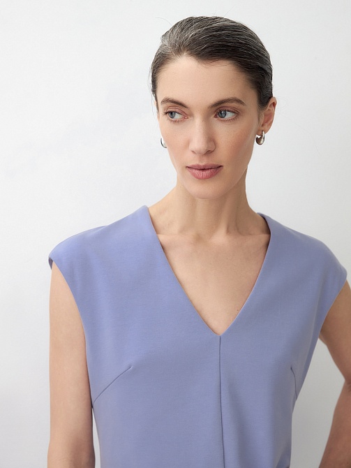 Трикотажное платье миди из хлопка