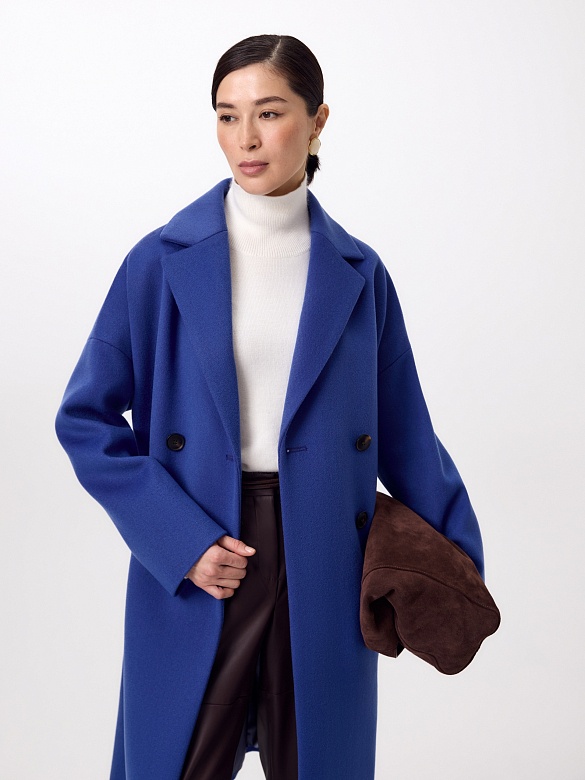 Шерстяное пальто с мембраной POMPA арт.1014902p10063