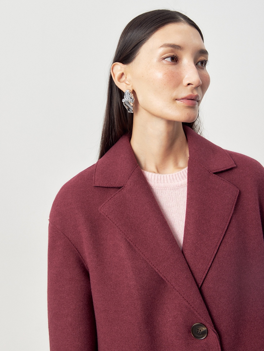 Шерстяное пальто с мембраной