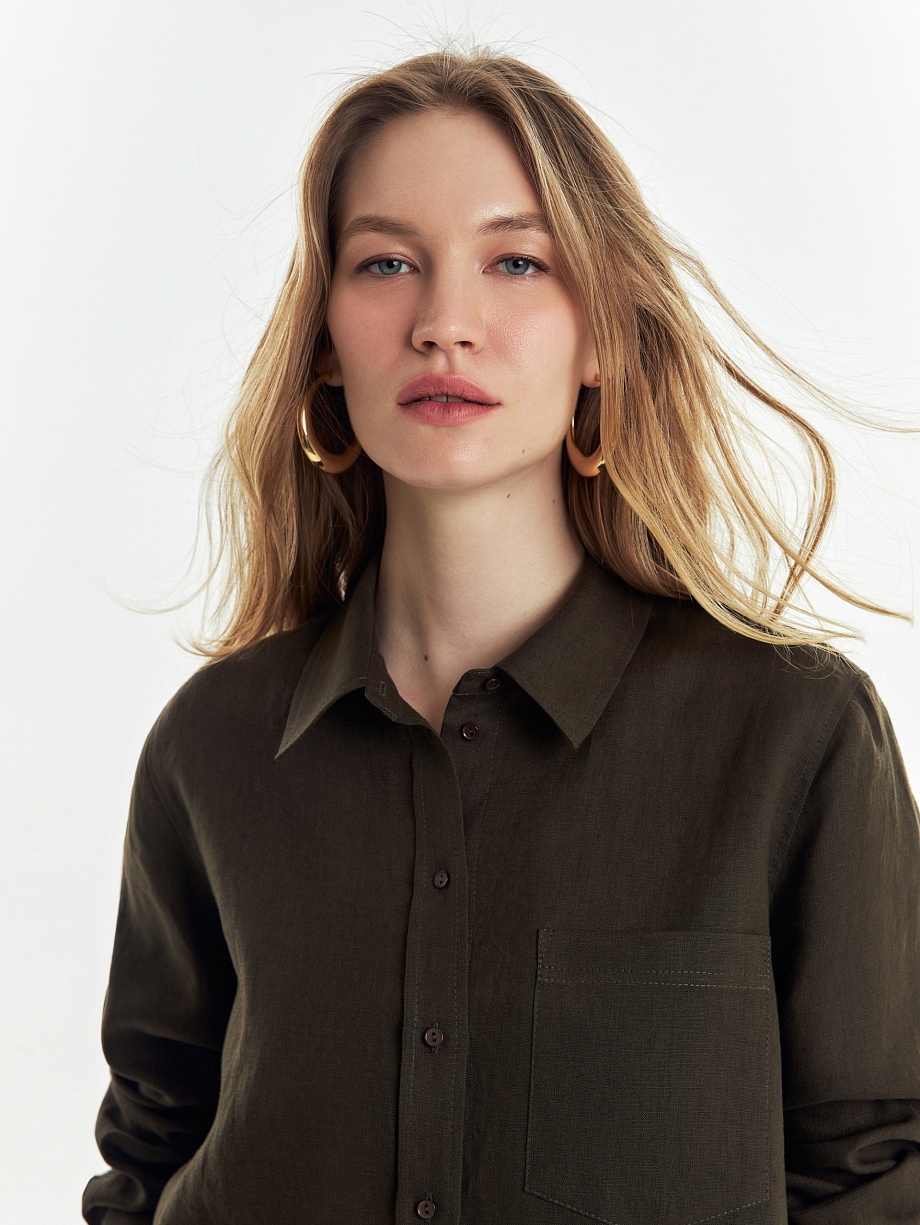 Рубашка из 100% льна