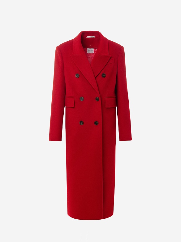 Пальто из премиальной шерсти с мембраной и съёмной подстёжкой POMPA арт.1016173p91114