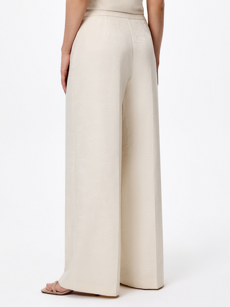 Брюки клёш из вискозы