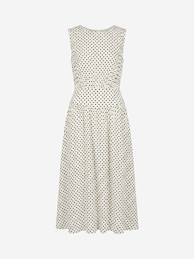 Платье в горошек из 100% вискозы