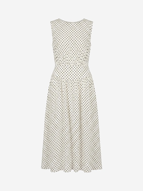 Платье в горошек из 100% вискозы