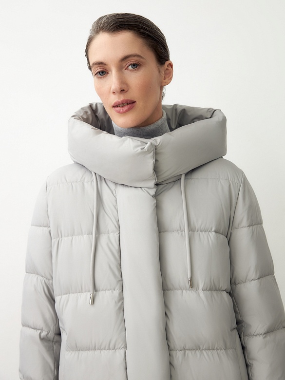 Пальто зимнее стеганое с капюшоном POMPA арт.1014080i60091