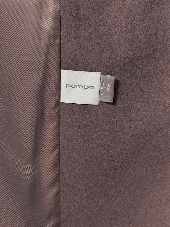 Шерстяное пальто с мембраной POMPA арт.1016101p10085