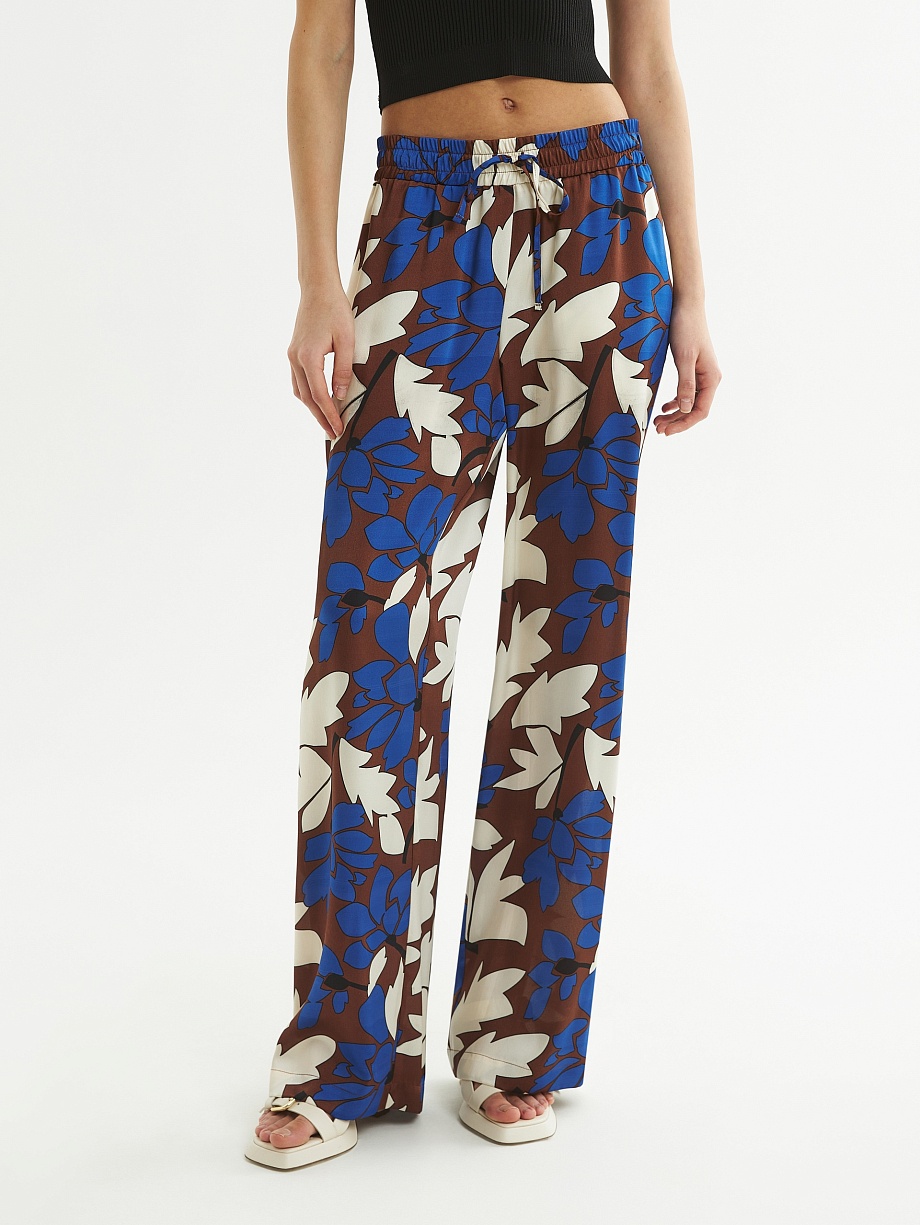 Летние брюки на завязках