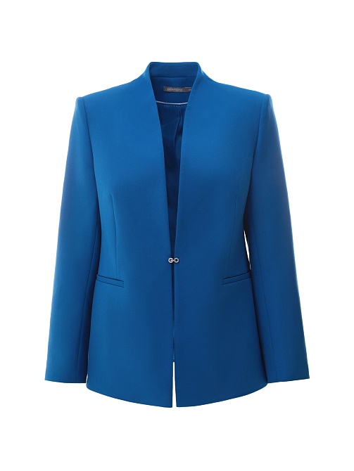Приталенный жакет из костюмной ткани  POMPA