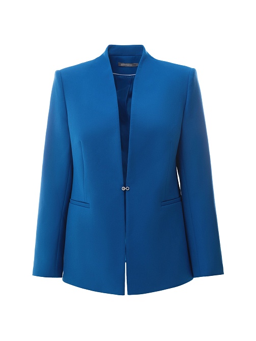 Приталенный жакет из костюмной ткани 