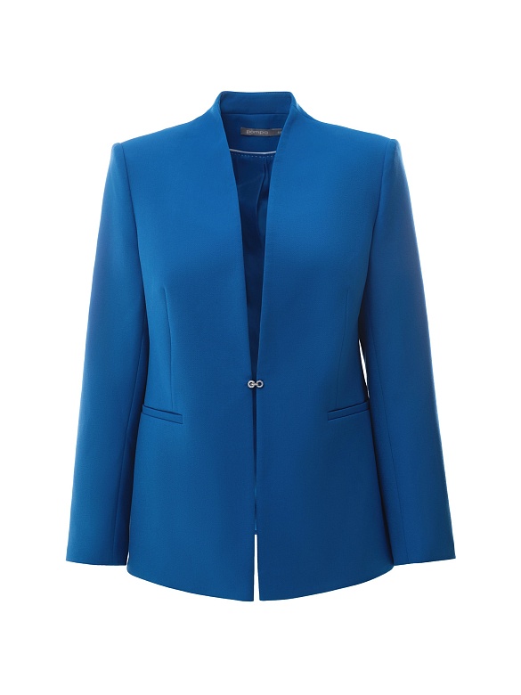 Приталенный жакет из костюмной ткани  POMPA арт.1100640be0265