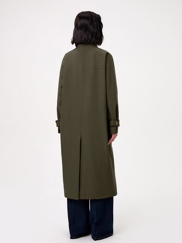 Тренч женский цвета хаки