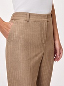 Укороченные зауженные брюки из костюмной ткани  POMPA арт.3110881gz0705