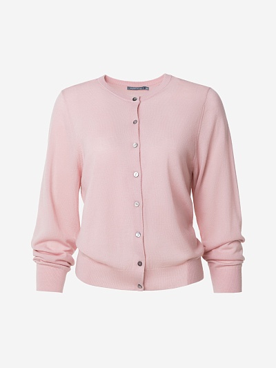 Кардиган из 100% шерсти мериноса POMPA