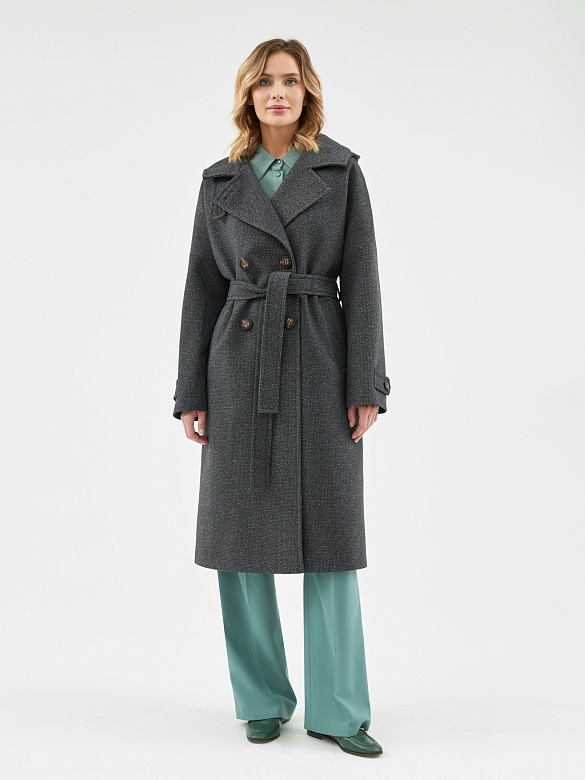 Зимнее пальто с капюшоном POMPA арт.1015240p60092