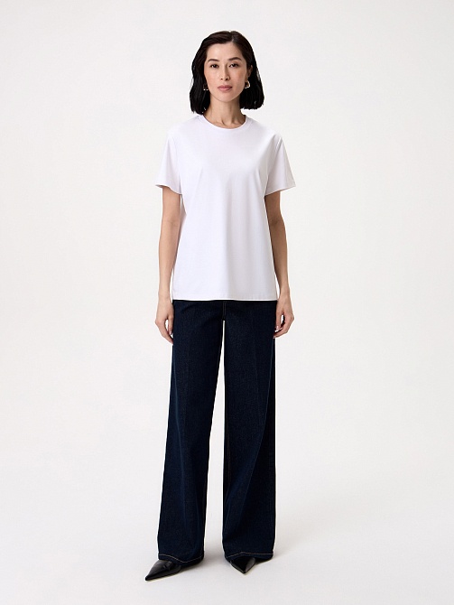 Футболка из 100% мерсеризированного хлопка