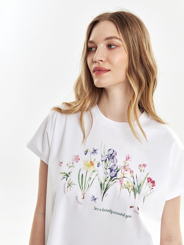 Футболка из мерсеризированного хлопка