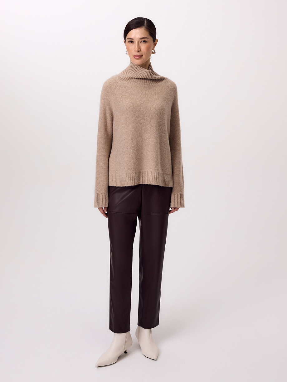 Свитер из 100% кашемира с люрексом