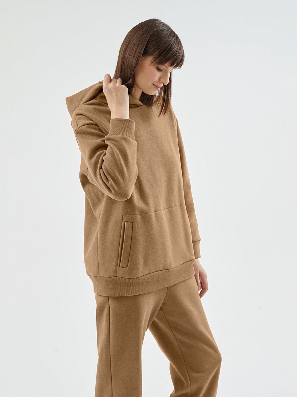 Толстовка с капюшоном оверсайз