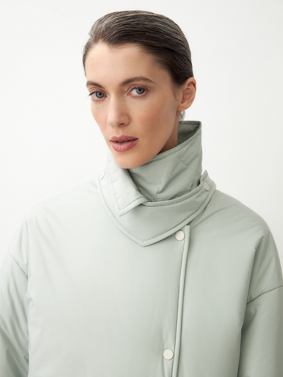 Пальто из плащёвой ткани с мембраной