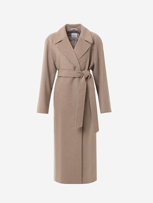 Пальто из шерсти с мембраной и утеплённой спинкой POMPA