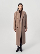 Пальто из шерсти и шелка с мембраной и утеплённой спинкой POMPA арт.1015972p90086