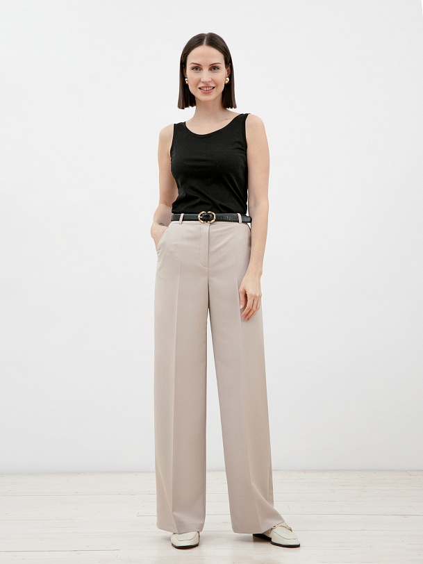 Брюки женские прямые широкие