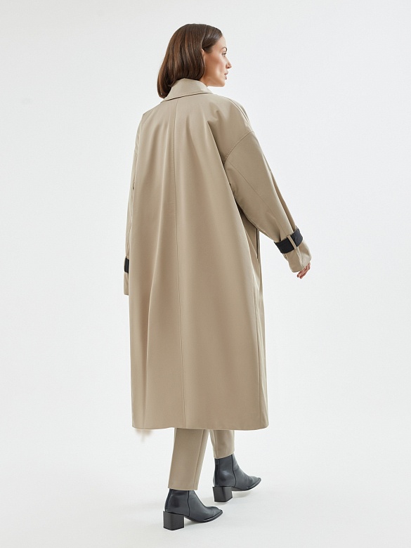 Пальто-тренч с мембраной и тонким утеплителем POMPA арт.1015070i10007