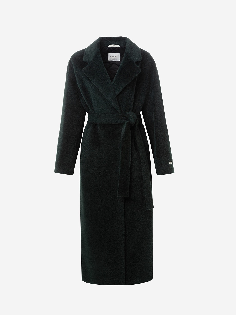 Пальто из шерсти с мембраной и утеплённой спинкой