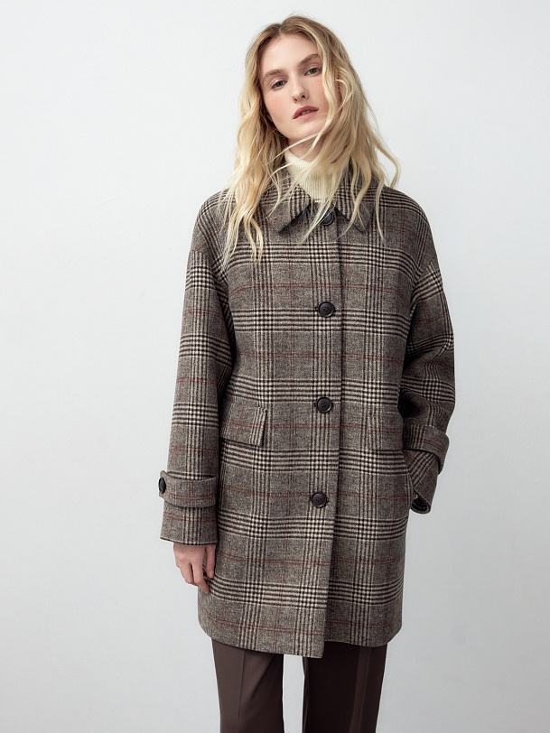 Полупальто из шерсти с мембраной