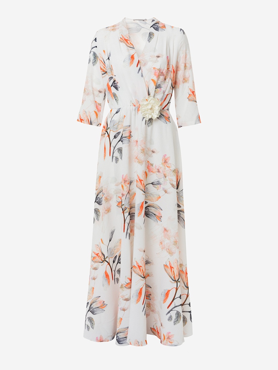 Платье-макси А-силуэта