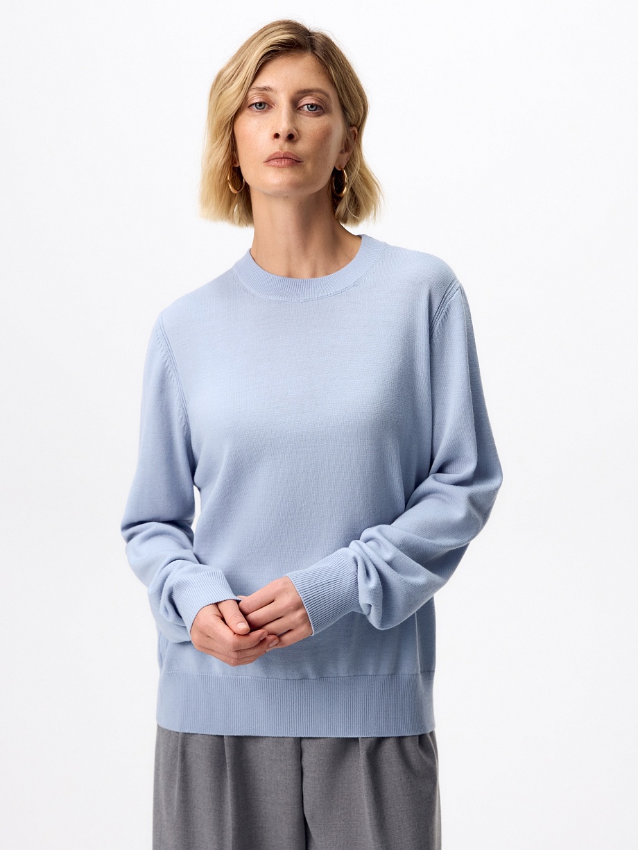 Джемпер из шерсти мериноса и кашемира