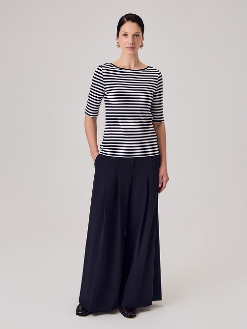 Трикотажный джемпер в полоску