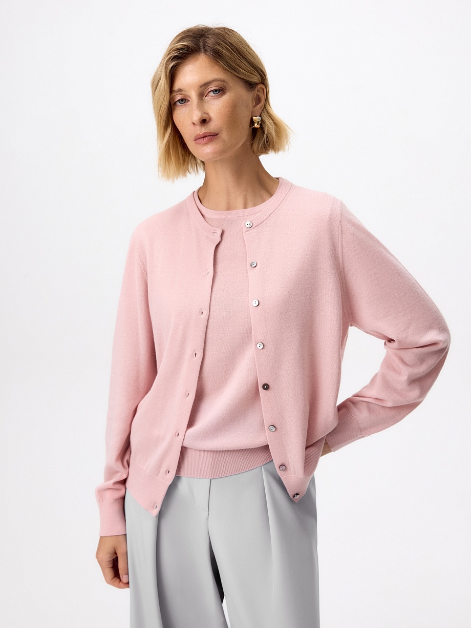 Кардиган из 100% шерсти мериноса