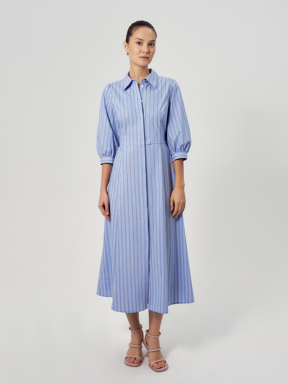 Приталенное платье-рубашка