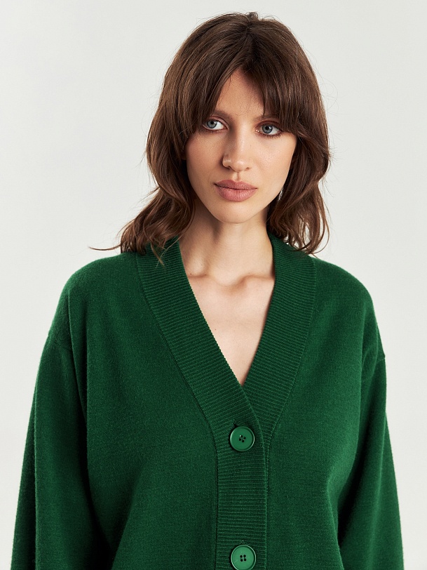 Кардиган на пуговицах