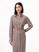 Платье миди из 100% тенселя POMPA арт.3130780ee0190