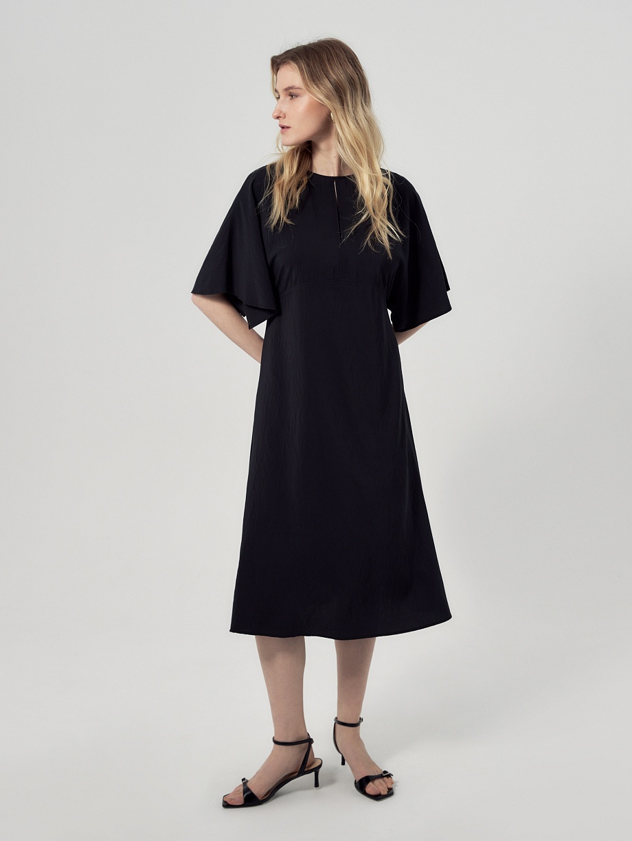 Платье миди из 100% натуральной ткани