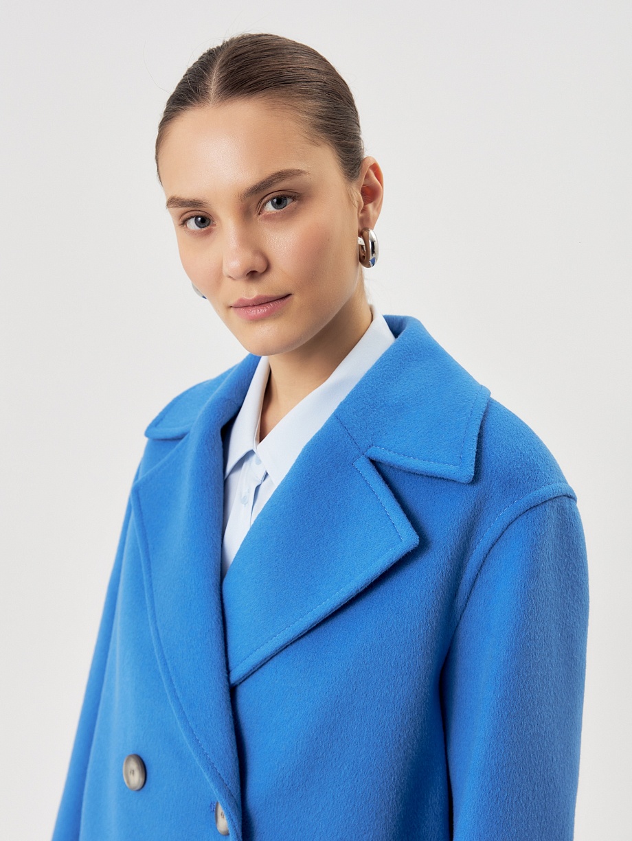 Шерстяное пальто с мембраной