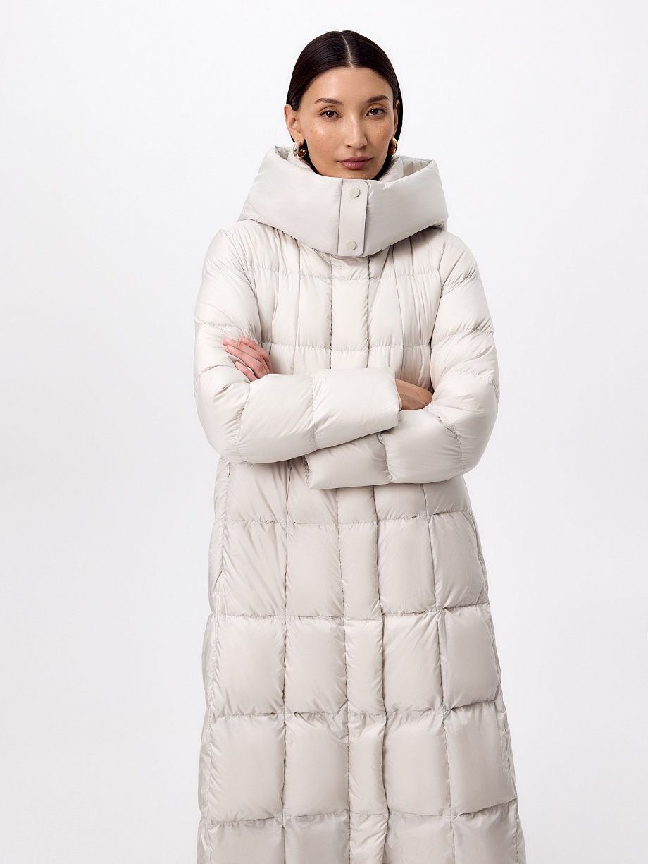 Облегчённый пуховик с утеплителем 90% пух и 10% перо