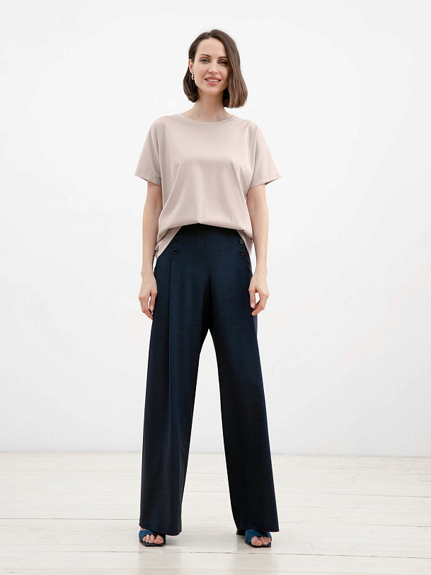 Футболка женская базовая из 100% мерсеризированного хлопка