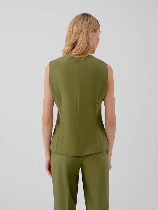 Жилет из костюмной ткани