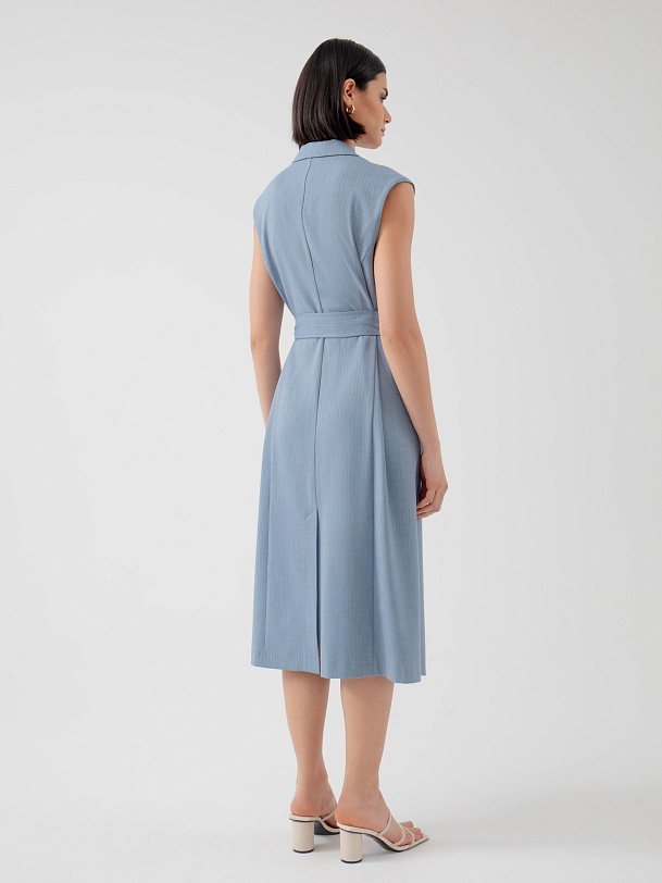 Платье-сарафан из костюмной ткани