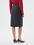 Классическая юбка-карандаш из костюмной ткани POMPA арт.1121091nb0498